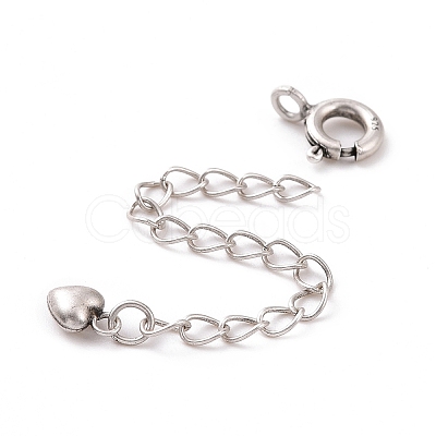 925 Sterling Silver Chain Extenders STER-D036-27AS-1