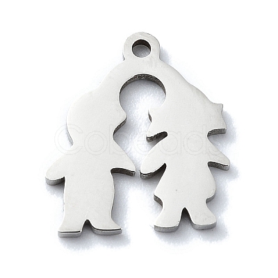 Non-Tarnish 304 Stainless Steel Charms STAS-C097-33P-1