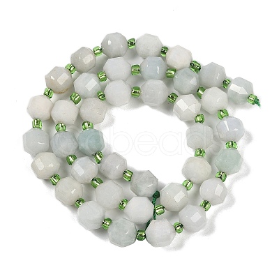 Natural Myanmar Jade Beads Strands G-O201B-120F-1