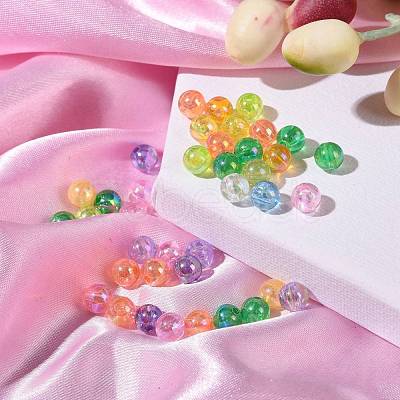 Eco-Friendly Transparent Acrylic Beads PL733M-1