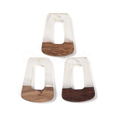 Resin & Wood Pendants WOOD-F015-11A-1