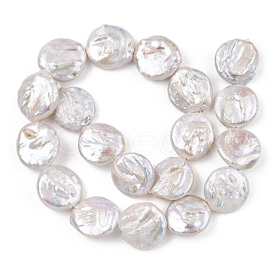 Natural Baroque Pearl Keshi Pearl Beads Strands PEAR-S018-06D-1