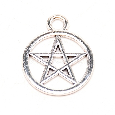 Tibetan Style Alloy Pendants PALLOY-WH0088-60B-AS-1