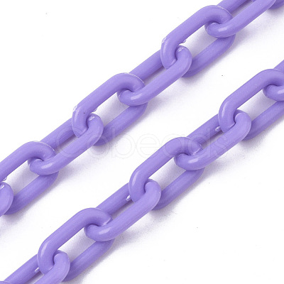 Opaque Acrylic Cable Chains X-SACR-N010-002E-1