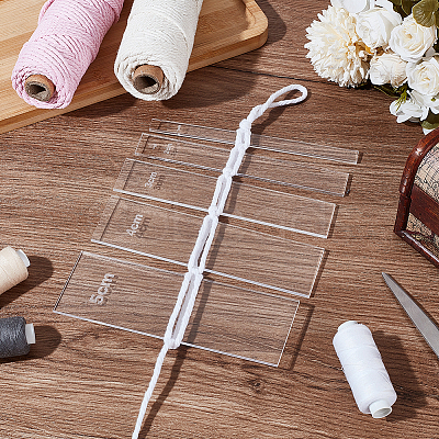 Acrylic Knitting & Macrame Tassel Tool DIY-WH0453-79-1