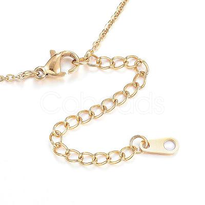 Ion Plating(IP) 304 Stainless Steel Necklaces NJEW-E080-10G-1