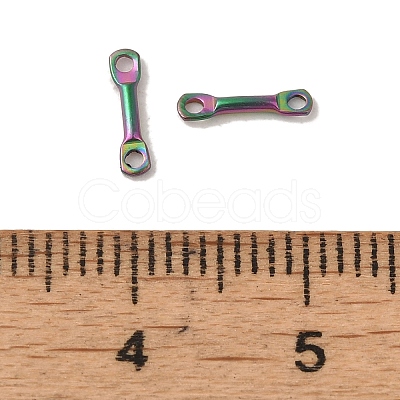 Ion Plating(IP) 304 Stainless Steel Connector Charms STAS-Q323-04A-MC-1