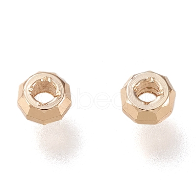 Brass Spacer Beads X-KK-H101-04LG-1