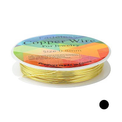 Copper Jewelry Wire CWIR-CW0.8mm-28-1