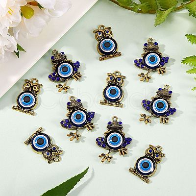 12Pcs 2 Style Alloy Pendants FIND-SZ0002-51-1