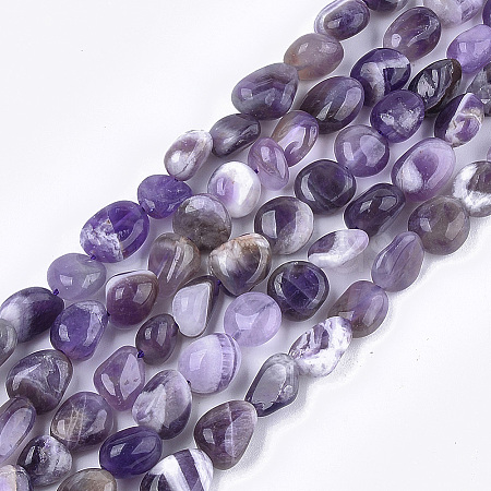 Natural Amethyst Beads Strands X-G-T105-33-1