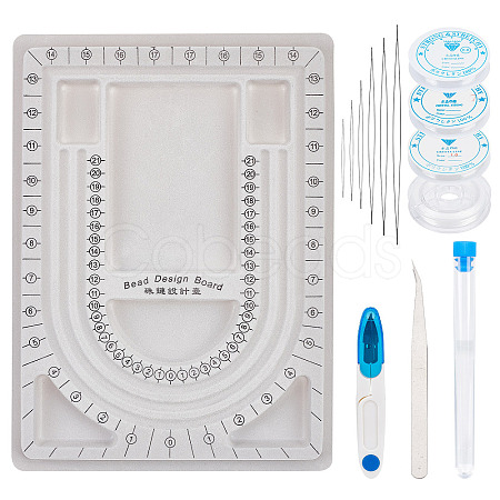 SUNNYCLUE Beaded Necklace Making Tool Sets TOOL-SC0001-45-1