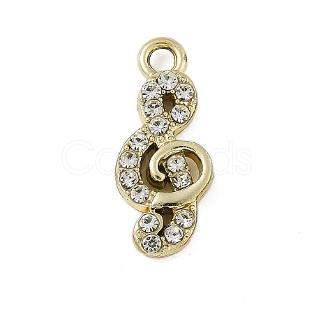 Alloy Rhinestone Pendants PALLOY-P308-02KCG-1