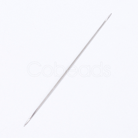 Iron Open Beading Needle X-IFIN-P036-01C-1