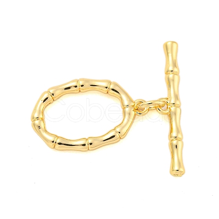 Brass Toggle Clasps KK-A223-13G-1