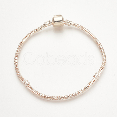 Brass European Style Bracelet Making PPJ-Q001-01G-1