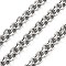 Non-Tarnish 304 Stainless Steel Cable Chain, Stainless Steel Color, Link: 3.8x3x0.8mm