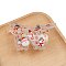 Christmas Theme PVC Claw Hair Clips, Santa Claus, 73x65mm