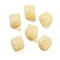 Opaque Acrylic Beads,Cheese, Lemon Chiffon, 10.5x9.5x9.5mm, Hole: 1.2mm