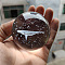 Inner Carving Glass Crystal Ball Diaplay Decoration, Fengshui Home Decor, Whale, 60mm