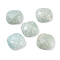 Natural Amazonite Cabochons, Faceted, Square, 15.5x15.5x5.5mm