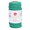 Cotton Macrame Cord, Round Macrame Rope for Wall Hangers, Boho Decorations, DIY Macrame Craft, Sea Green, 3mm, 80g/roll