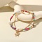 Bohemian Shell Beaded Bracelets, Summer Beach Vacation Starfish Charm Bracelets for Women