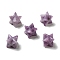 Natural Lepidolite/Purple Mica Stone Beads, No Hole/Undrilled, Merkaba Star, 12.5~13x12.5~13x12.5~13mm