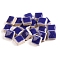 Square Shape Porcelain Mosaic Tiles, for DIY Mosaic Art Crafts, Picture Frames and More, Dark Blue, 10x10mm, about 205pcs/set