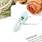 Teardrop Alligator Hair Clips, Hair Accessories for Women Girls, Cyan, 55mm