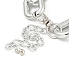 Chunky Aluminum Cable Chain Necklaces for Women NJEW-K261-01A-P-4