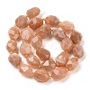 Natural Sunstone Beads Strands G-P541-A01-07-2