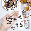  DIY Crucifix Cross Pendant Necklace Making Kits DIY-NB0007-51-3