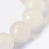 Natural White Jade Round Bead Strands X-G-E334-4mm-13-4