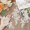 Flower Organgza Polyester Embroidery Ornament Accessories DIY-WH0297-21A-3