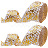 Gorgecraft Ethnic Style Polyester Silk Grosgrain Ribbon OCOR-GF0003-67A-1