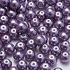 Eco-Friendly Dyed Glass Pearl Round Beads HY-BC0001-8mm-RB116-3