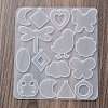 Animal Earrings Pendants DIY Silhouette Silicone Mold DIY-Q033-02C-4