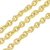 Rack Plating Brass Link Chains AJEW-Q150-06G-01-1