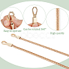 Iron Flat Snake Chain Bag Handles FIND-WH0111-108B-LG-5