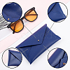 AHADERMAKER 2Pcs 2 Colors PU Imitation Leather Envelope Glasses Bag FIND-GA0002-73-7