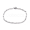 Unisex 304 Stainless Steel Bar Link Chain Bracelets BJEW-E372-05A-2