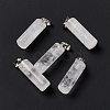 Natural Quartz Crystal Pendants G-E135-02P-10-2