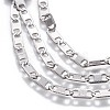 Tarnish Resistant 201 Stainless Steel Link Chains CHS-P007-22P-2