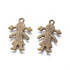 Tibetan Style Alloy Pendants X-TIBEP-A12532-AB-NR-2