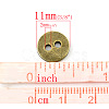 Zinc Metal Alloy Buttons BUTT-N0002-13AB-4