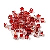 Two Tone Transparent Glass Beads X1-GLAA-NH0001-03-2