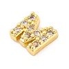 Rack Plating Brass Micro Pave Cubic Zirconia Cabochons KK-F874-04G-M-2