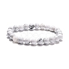 Natural Gemstone Stretchy Bracelets BJEW-G073-12-1