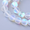 Synthetic Moonstone Beads Strands X-G-R375-12mm-A13-1